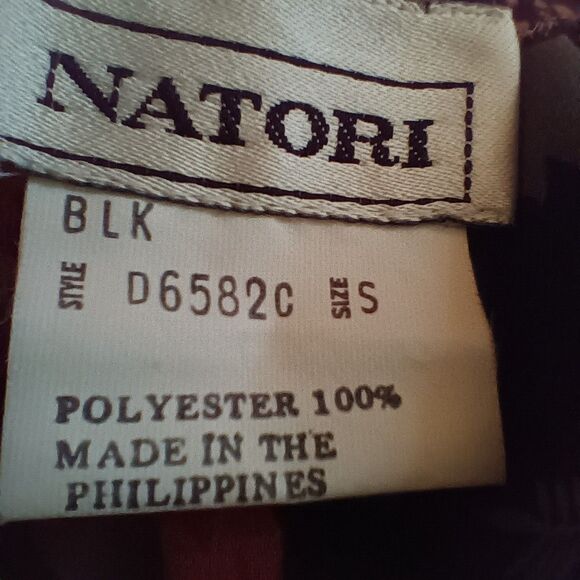 Vintage Natori Floral Cami 2 Pc Lingerie Set-Small-Lace Trim-Adjustable-Hi Cut - Picture 8 of 9